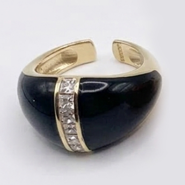 Anello Cabochon con Barretta €85,00