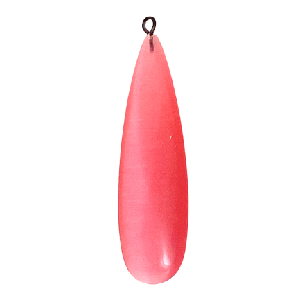 Coppia Pendenti Goccia Pietra Dura Lunga Rosa Scuro