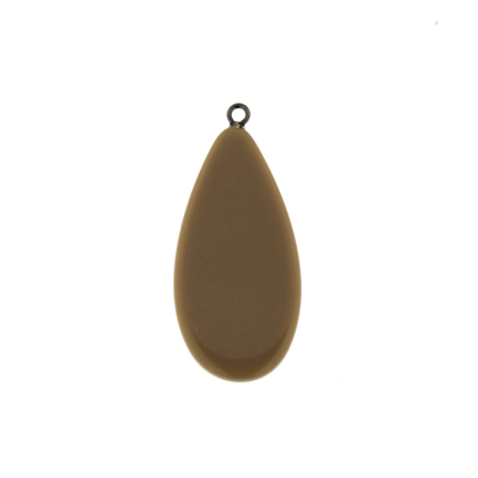 Coppia Pendenti Goccia Resina Small Tortora