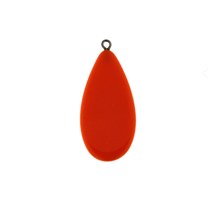 Coppia Pendenti Goccia Resina Small Arancione